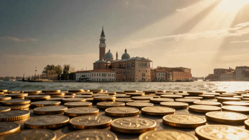 Venezia: cielo dorado y luz cinematográfica