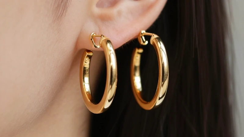 Cuál es el precio y las variedades de arracadas de oro 14k 5 Aretes dorados resplandecen con elegancia minimalista