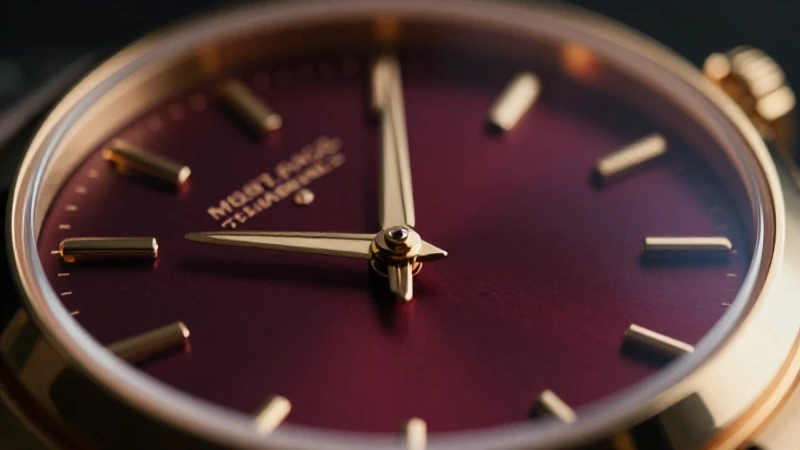 Relojes lujosos con iluminación dorada y elegante