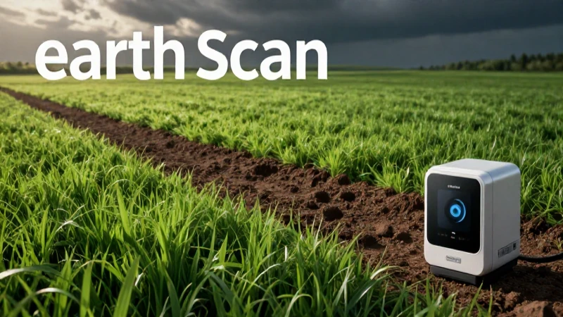 3D-BODENSCANNER: Innovación en Análisis de Suelos y Calidad 2 Escaneo tridimensional del paisaje con luz dramática