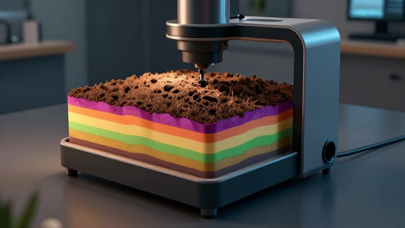 3D-BODENSCANNER: Innovación en Análisis de Suelos y Calidad 1 Escáner de suelo en 3D, visualmente impactante