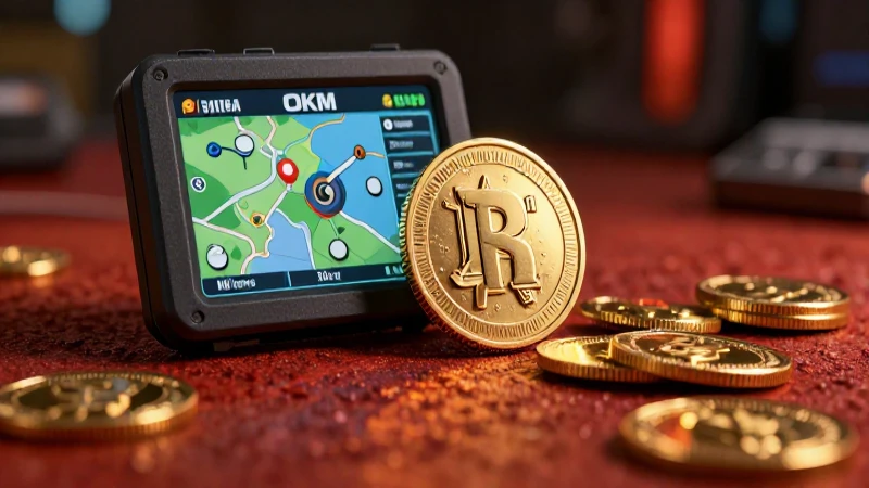 Moneda dorada descubierta con iluminación dramática