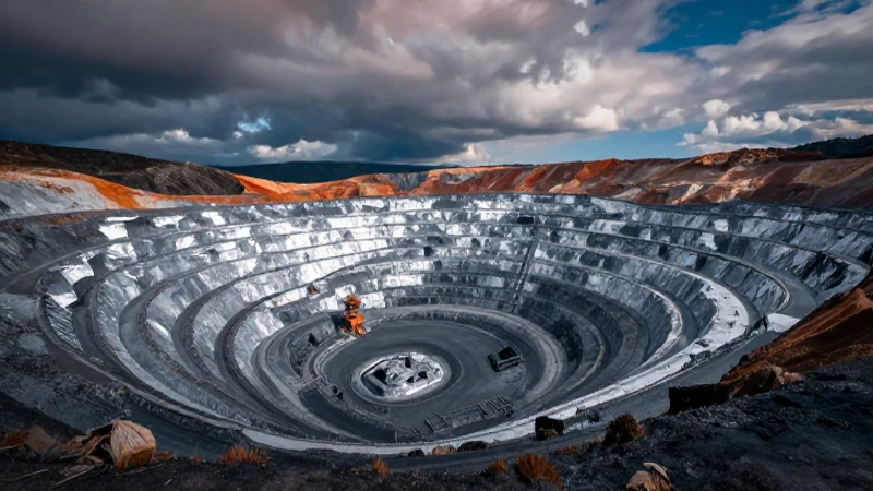 Acciones preventivas de Pan American Silver ante el COVID-19 7 Impresionante paisaje minero con luz dramática
