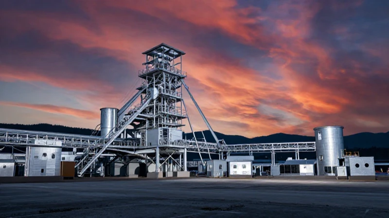 Acciones preventivas de Pan American Silver ante el COVID-19 4 Impresionante paisaje minero industrial con gran dramatismo