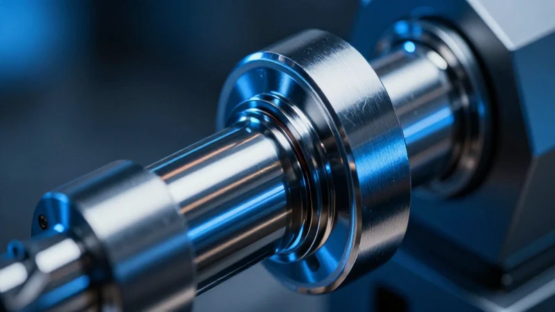 Cromo duro: el recubrimiento eficiente para piezas metálicas 4 Componente metálico brillante con fotografía profesional