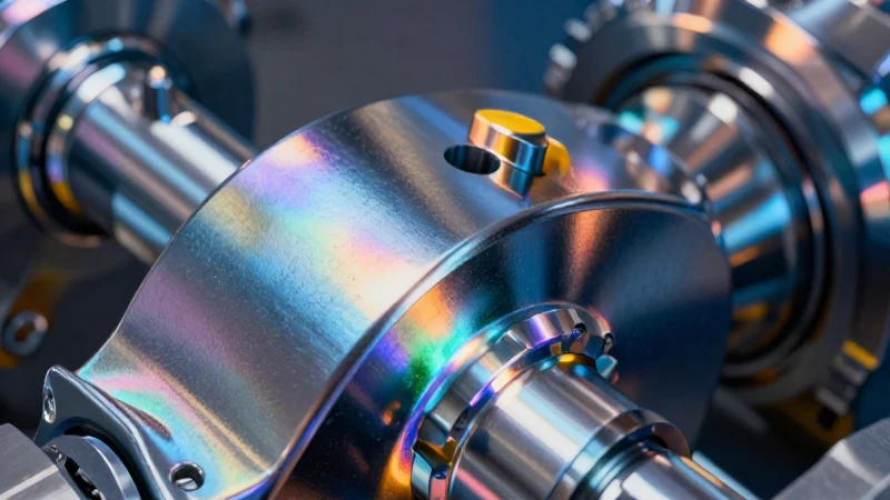 Cromo duro: el recubrimiento eficiente para piezas metálicas 7 Cromo brillante en maquinaria industrial detallada