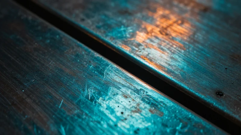 Ácido crómico: Usos y aplicaciones del cromo en la industria 10 Reflejos metálicos vibrantes en primer plano