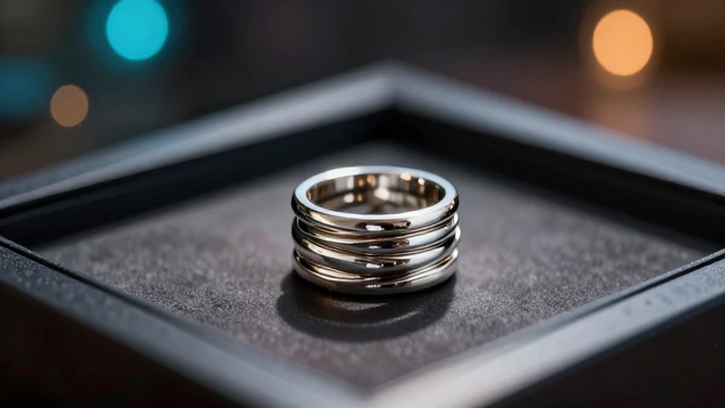 Anillos plateados destacan en foto profesional