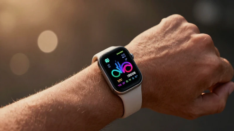 Anillo inteligente muestra datos de ejercicio