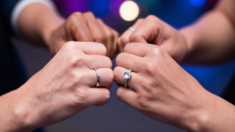 Anillo de bodas: En qué mano va el anillo de casado 3 Anillos elegantes destacados con iluminación cinematográfica