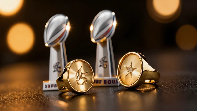 Anillos del Super Bowl resaltan dramáticamente