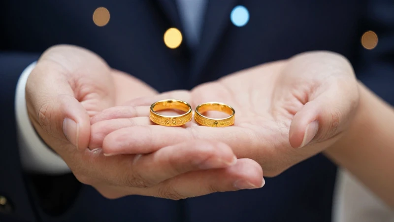 Anillos dorados: elegancia, precio accesible, celebración