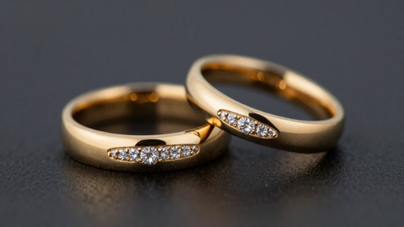 Anillos de bodas lujosos en primer plano