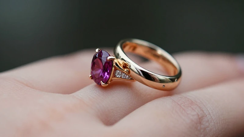 Anillos entrelazados sobre una mano elegante