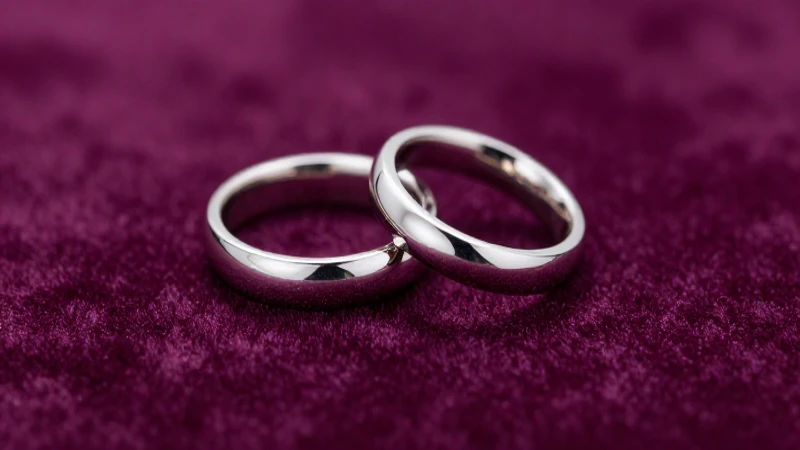 Anillos elegantes resaltan sobre terciopelo suave