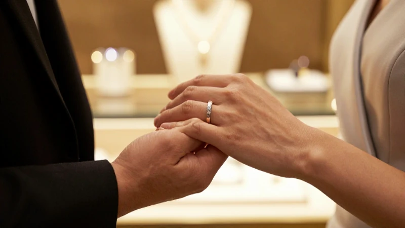 Anillos de promesa: amor y lujo radiante