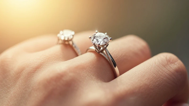 Anillo de compromiso deslumbrante en elegante fotografía