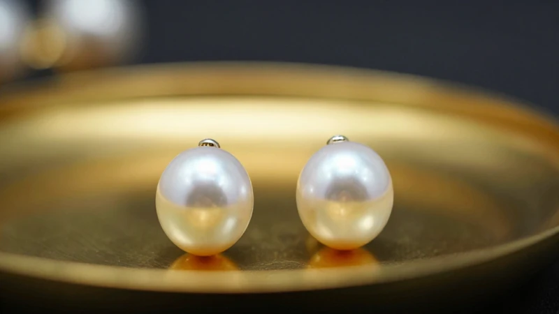 Pendientes de perla: elegancia y brillo resplandeciente