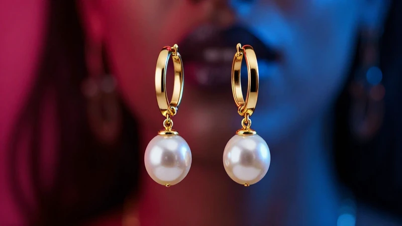 Joyas elegantes destacan en primer plano