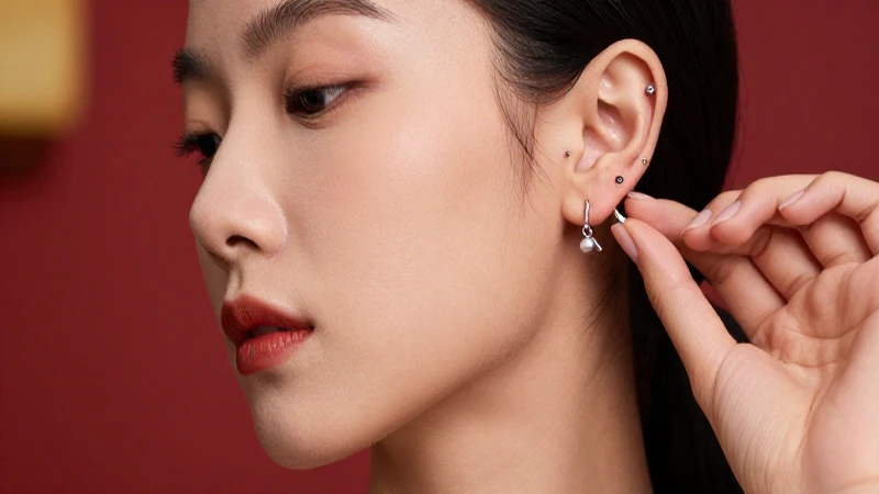 Tipos de pendientes para cada tipo de agujero en la oreja 2 Pendientes elegantes destacan en primer plano