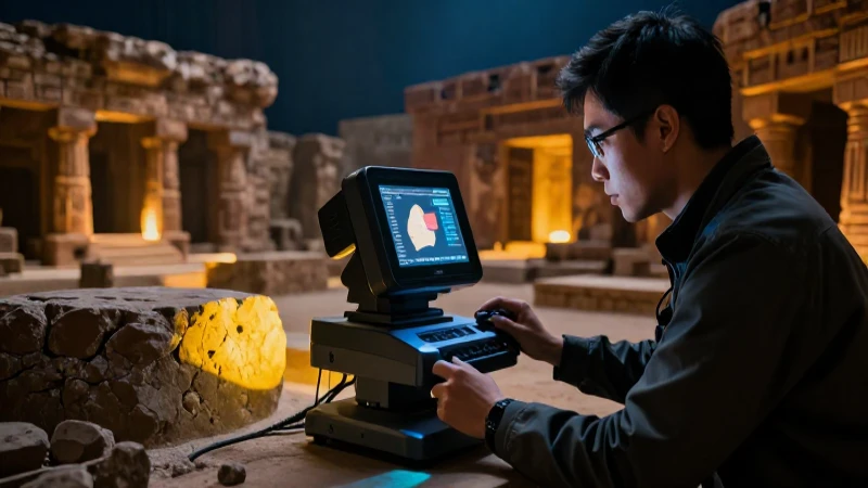 El escáner detecta artefactos a 1,7 metros
