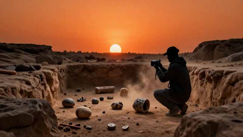 Excavación arqueológica, arte y hallazgos espectaculares