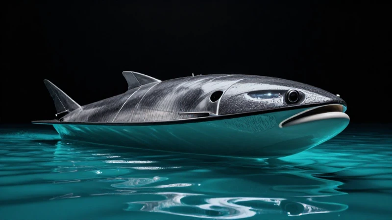 Barco anfíbio destaca con luz cinematográfica