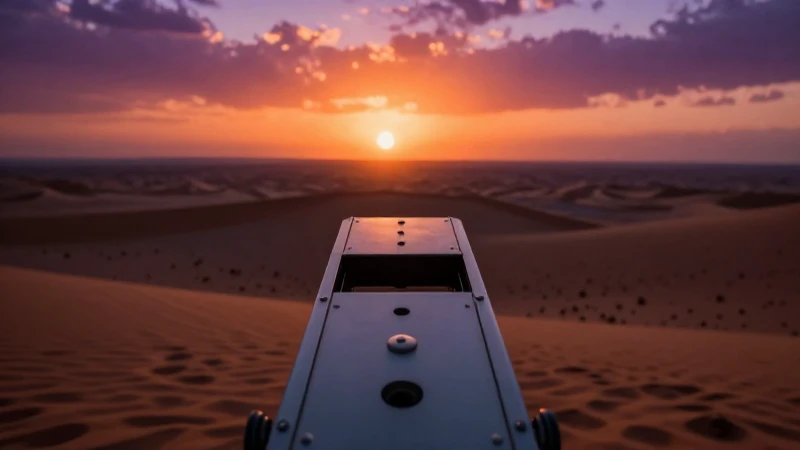 Cuál es el mejor metal detector para ti y tu búsqueda 7 Atardecer dramático en desierto con detector metálico