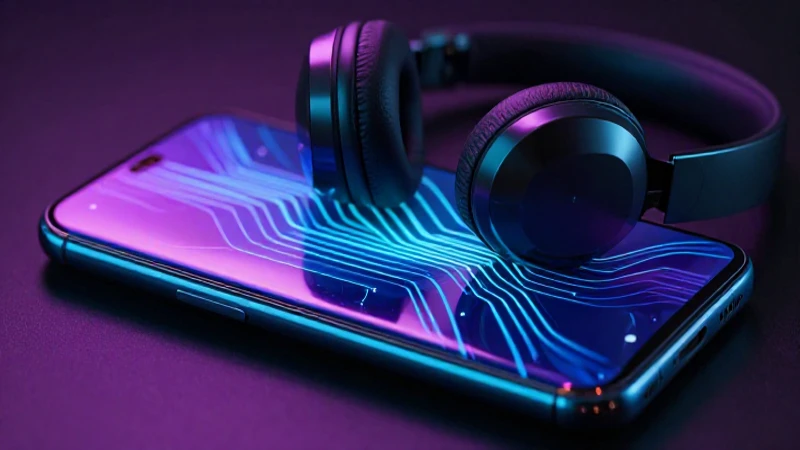 Imagen vibrante y llamativa de tecnología moderna