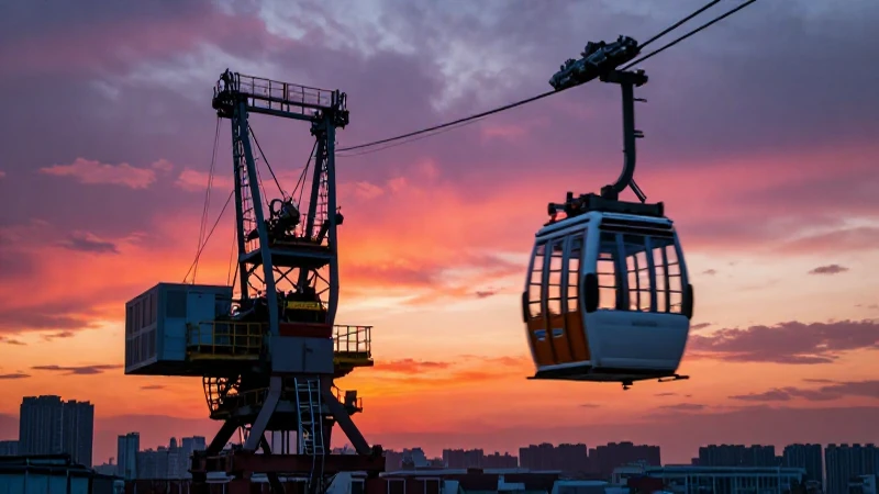 Minería urbana al atardecer, impactante y realista