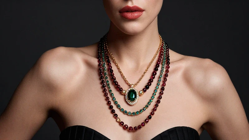 Moda femenina elegante con joyas llamativas