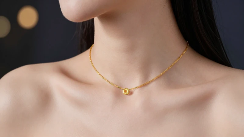 Joyería elegante destacada en foco suave