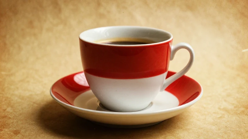 Taza antigua en ambiente cálido y elegante