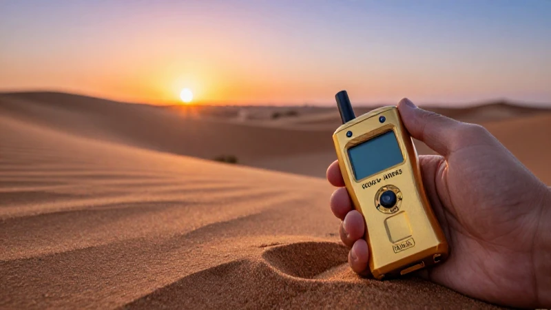 Detecta oro en dunas doradas al atardecer