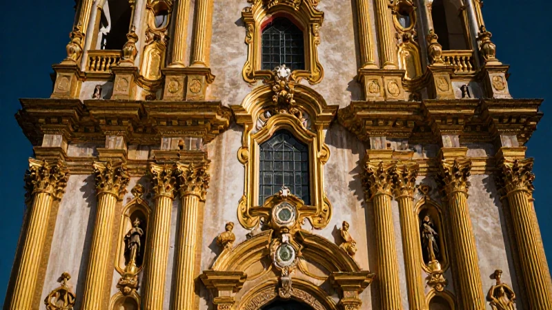 Capilla del Rosario: Descubre por qué es la Octava Maravilla 6 Capilla barroca, dorada y fotorealista