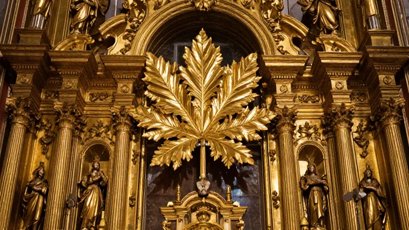 Capilla del Rosario: Descubre por qué es la Octava Maravilla 3 El oro realza la belleza barroca de Capilla del Rosario