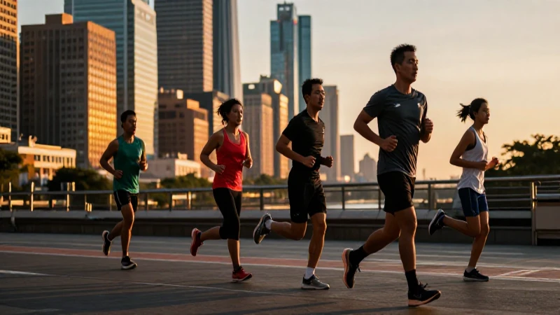 Corredores dinámicos en una ciudad vibrante