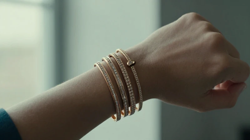 Pulseras Cartier doradas brillan con lujo
