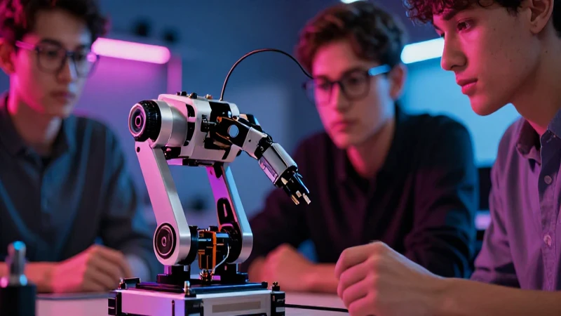 Equipo crea robot bajo iluminación cinematográfica
