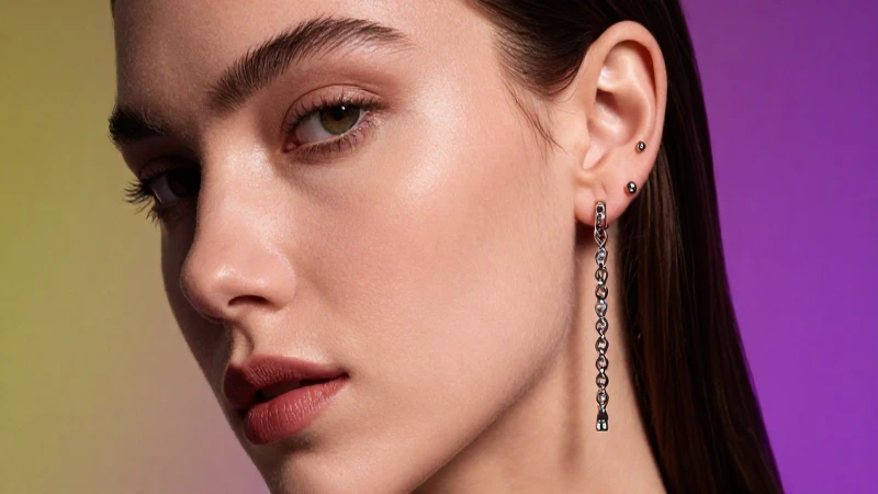 Fotografía llamativa de joyería con estilo