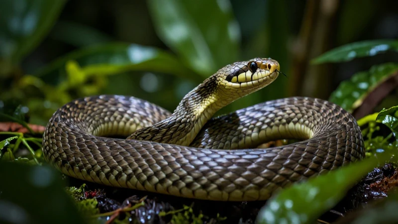 Sabías que Viper Snake es muy versátil y funcional 6 Culebra en jungla: imagen impactante y profesional