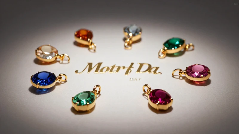 Joyería elegante para el Día de la Madre