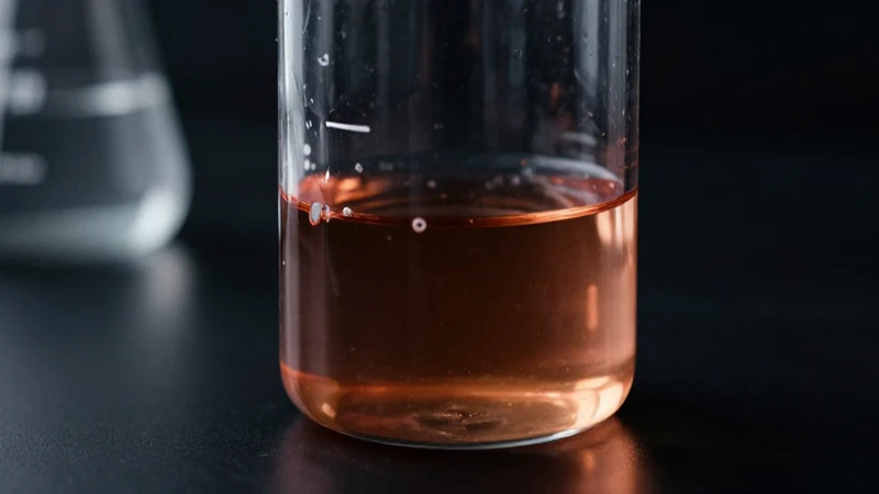 Cianuro de cobre en primer plano, oscuro y dramático
