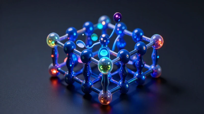 Nanobots futuristas brillan en detalle extremo