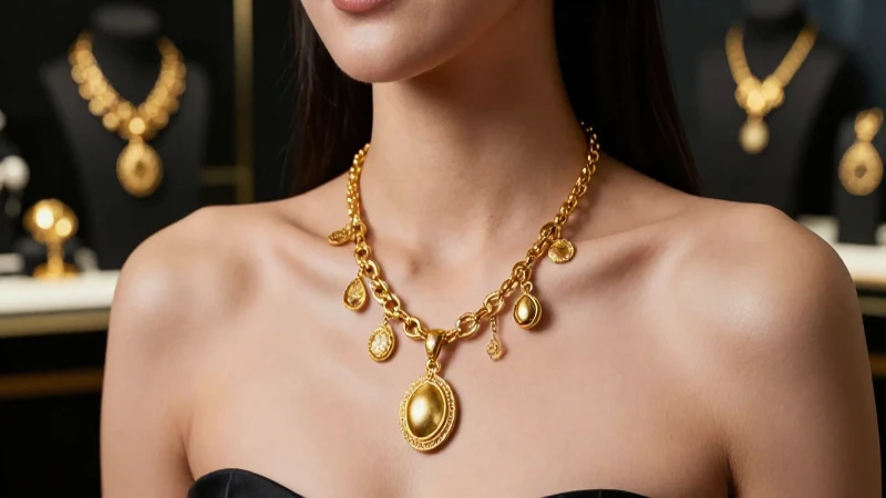 Mujer elegante luce oro con iluminación dramática