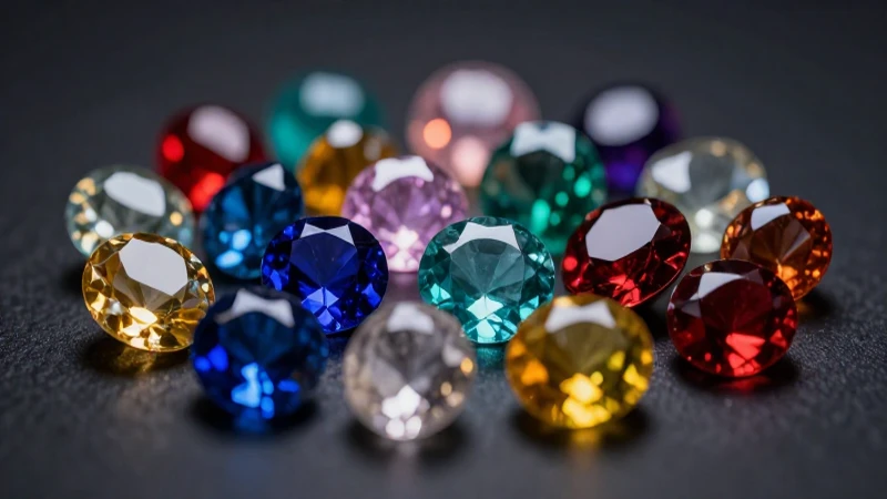 Joyas vibrantes resplandecen con iluminación dramática