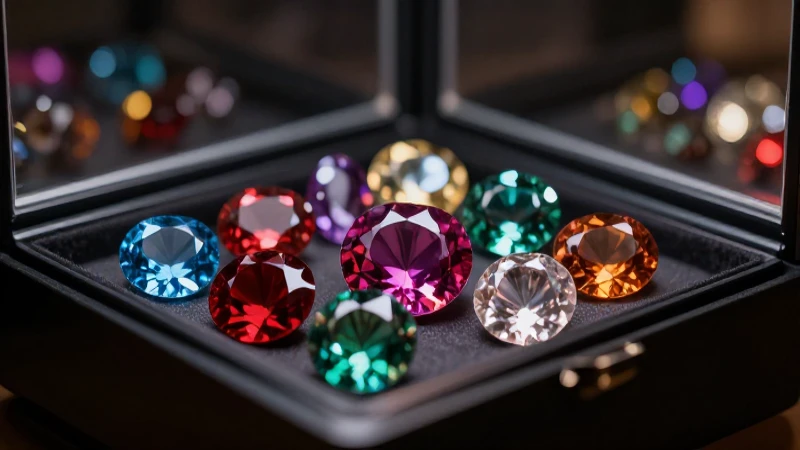 Joyería resplandeciente destaca en enfoque selectivo