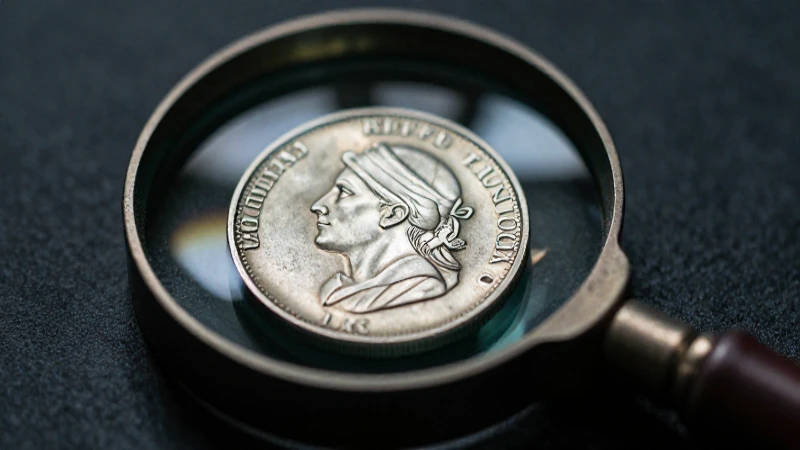 Moneda antigua resalta en fotografía cinematográfica