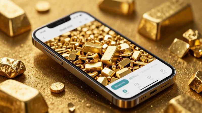 Busca oro con esta potente app móvil