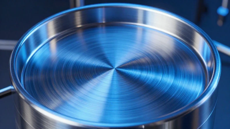Ácido Crómico: El Secreto del Cromado de Aluminio Efectivo 5 Cromo azul brillante en aluminio hiperrealista